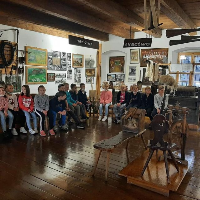 Wizyta uczniów w Muzeum Beskidzkim